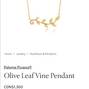 Paloma Picasso®
Olive Leaf Vine Pendant